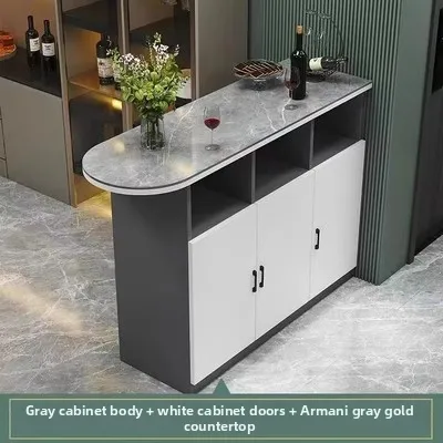 MUHUASHA | Multifunctional Modern Simple Home Bar Table and Dining Cabinet