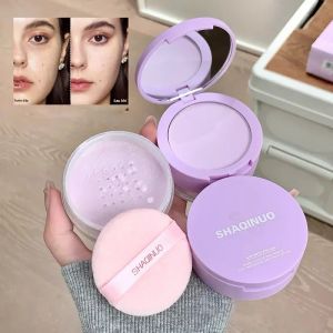 SHAQINUO Bút Chì Dạng Bột Trong Suốt Tác Dụng Kép Với Phấn Phủ Dạng Bột Kiểm Soát Dầu Làm Mịn Da Tức Thì Làm Sáng Da Không Vón Cục Cho Mọi Loại Da