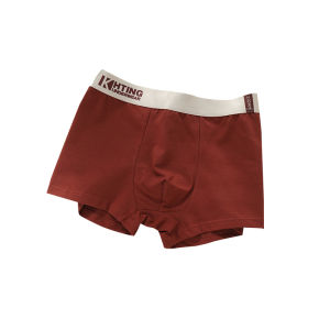 JIAZINI | Mens Cotton Antibacterial Sports Underwear Loose Breathable Boxer Shorts Comfortable Mid Waist Design For Teenage Boys