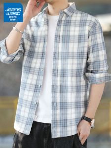 Jeanswest | Áo Sơ Mi Caro Cotton Thời Trang Mùa Xuân và Thu