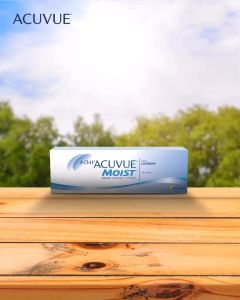 [90 lenses] Kính Áp Tròng 1-Day Acuvue Moist with LACREON UV Johnson&Johnson