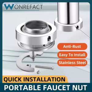 Faucet Fixing Tool Anti-loosening Faucet Lock Nut Set Quickly Tighten Bathroom Faucet Installation Nut Kitchen Accessories