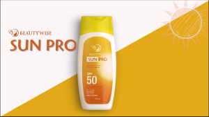 BeautyWise Sun Pro SPF 50 Sunscreen Lotion – UVA/UVB Protection Non-Sticky Water-Resistant 100ml