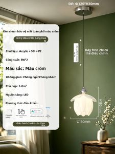 PAIMIJI | Đèn Treo Điều Chỉnh Bảo Vệ Mắt Phong Cách Cổ Điển Pháp Quang Phổ Toàn Diện