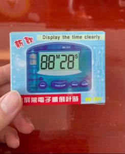 นาฬิกาจับเวลา เดินหน้าถอยหลัง รุ่น BK-331 สีดํา