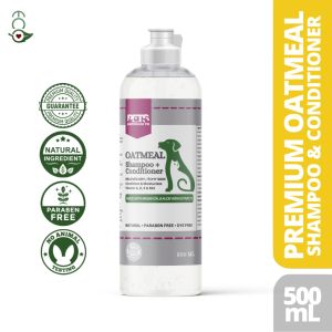 Pets Emporium Oatmeal Shampoo & Conditioner for Itchy Skin Sensitive - Veterinary Formula - Premium