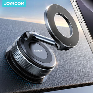 Joyroom Magnetic Suction Cup Phone Mount Vacuum Magnetic Car Phone Holder Mount With 360° Metal Strut for iPhone Samsung ZS501