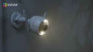 Camera ngoài trời CS-C3W EZVIZ Wiffi không dây an ninh giám sát hồng ngoại còi báo động CÓ MÀU BAN ĐÊM 2M