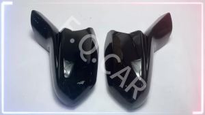Horn Style Side Rearview Mirror Cover Cap Adhesive Trim For Chevy Camaro SS RS ZL1 LT 2016-2021 Exterior Door Mirror Cap