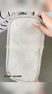 HOME+HOUND Stock no.DEF Three-Layer Double Zipper U-Shaped Design Cosmetic Bag HIGH Capacity for Make UP and Skin Care Products