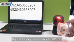 1D 2D Desktop QR Payment Barcode Scanner for POS Supermarket Food Shop Pharmacy Grocery Store Paynow