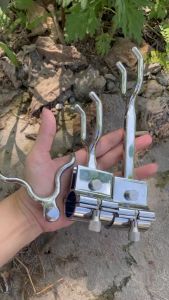 Ngoe Phụ Gác Cần Săn Hàng 14cm 23cm Chất Liệu Inox 304 Cao Cấp Ngoe Gác Cần Hố Đấu