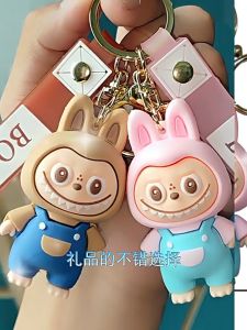 keychain model labubu jumpsuit gantungan kunci motor keychain mobil keychain rumah gantungan tas lucu dan keren motif labubu viral
