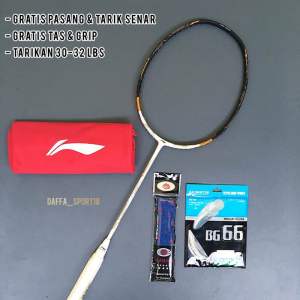 RAKET BADMINTON LINING TECTONIC 7 SIAP PAKAI FREE TAS DAN GRIP