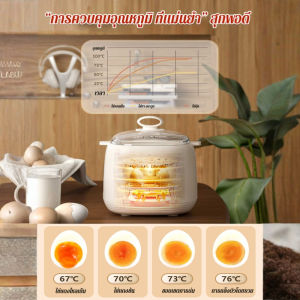 เครื่องต้มไข่ 2025 เครื่องนึ่งไข่แบบปิดอัตโนมัติ เครื่องนึ่งไข่ไฟฟ้าขนาดเล็กในครัวเรือน เครื่องนึ่งไข่แบบประดิษฐ์全新款煮蛋器