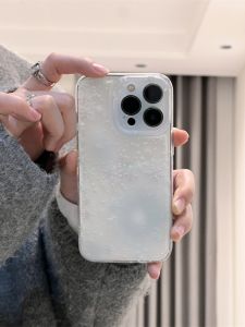 Winter Snowflake Soft Shell Phone Case for Apple iPhone 16 Pro Max, 15 Pro Max, 15, and 15 Pro