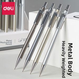 deli | Unbreakable Metal Barrel Erasable Mechanical Pencil