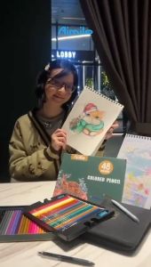 [READY] Aimilo High Grade Oil Pencil Color Pensil Warna Minyak 48/72 Warna