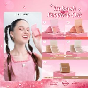 Azarine x Red Velvet: Chic to Cheek Blush Powder 5.2gr Facetive Azarine Makeup