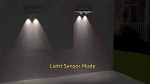 ไฟ LED พลังงานแสงอาทิตย์ กลางแจ้ง ระดับ บันได ไฟถนน สีอบอุ่น การตกแต่งโทน