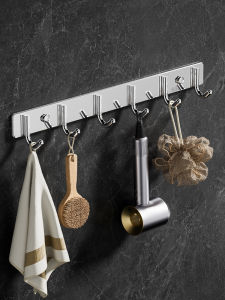 Strong Adhesive 304 Stainless Steel Hooks: No Drilling Wall Mount Hooks