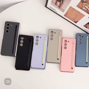 Flying Dragon Hard Case + Free Pen Z Fold 6 Fold 5 Fold 4 Fold 3 5G + Tempered Glass Layar Depan