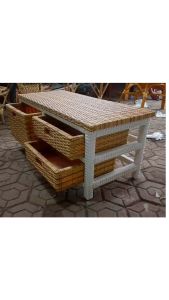 (ready stok) meja tv minimalis modern lemari laci rotan sintetis laci 6 jasmine bebas pilih warna