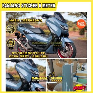 STICKER SKOTLET MOTOR SEMUA WARNA PANJANG 5 METER
