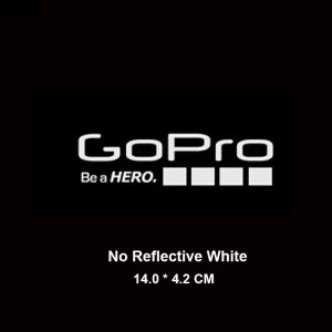 Reflective Stickers Decals White Black Engraved Stickers Ski Outdoor Brand PET Decals for Car Stroage Box Snowboard Motor