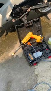 [[ร้านออกค่าส่งให้ 40฿]] เครื่องอัดฉีดไร้สาย DEWALT+กระเป๋าอุปกรณ์  299V 40Barปืนอัดฉีดแรงดันสูง แบตเตอรี่ไร้สาย 299V.