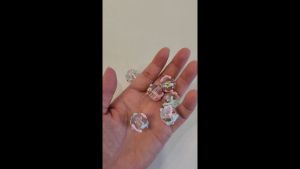 (SG Seller) 16mm hand-painted super sweet colored acrylic beads diy bracelet