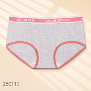 Vatoonn | Combed Cotton Simple Solid Color Lengthened Crotch Upgrade Wide Waistband Tummy-Control Briefs