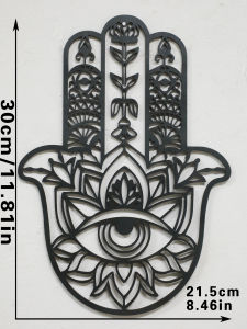 Wooden Gothic Wall Decor Black Hand Hanging Ornaments，with evil eye，Table Centerpieces Home Decor Witchcraft Room Decorations