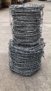 ลวดหนาม ลวดหนามชุบกัลวาไนซ์ 5kg./10kg. ยาว 60-200เมตร ลวดเบอร์ #14 #16 #17 ทนสนิม ลวดล้อมสนาม ล้อมรั้ว