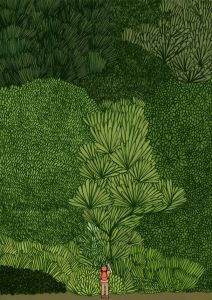 Green Forest Jungle Jigsaw Puzzle 500/1000/1200/2000PCS Paper Puzzle Nordic Nature Scene Relaxing Game Home Decor Gift