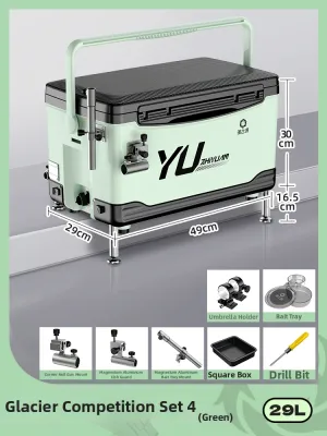 YUZHIYUAN | Complete Thickened Seatable New Field Fishing Tackle Box