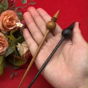 ปิ่นปักผม ปิ่นไม้ เครื่องประดับตกแต่งทรงผม ขนาด 16 ซม. ปิ่นล้านนา สไตส์โบราณ งานสวย มีความแข็งแรง งานแฟชั่น พร้อมส่ง