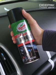 Chai xịt đen bóng phục hồi nhựa nhám ô tô xe máy bảo dưỡng ghế da Turtle dung tích 450ml