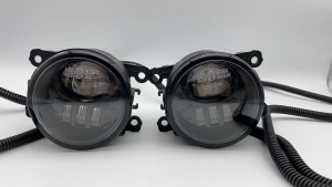 1Pair Car Front Foglight Fog Lamp Daytime Running Lights For Mitsubishi Outlander 2016 2017 2018 2019 LED Fog Lights H11 12V