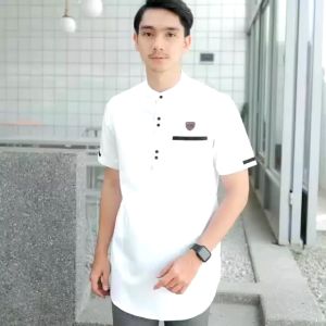 Baju Koko Pria Lengan Pendek Baju Muslim Pria Atasan Pria Muslim Kemeja Koko Kurta Terbaru