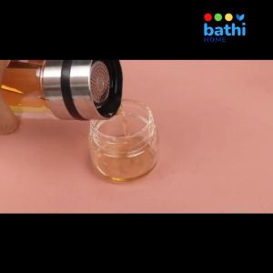 Botol Minum Tumbler Saringan Teh 400 ml Borosilicate Glass BPA Free One Two Cups