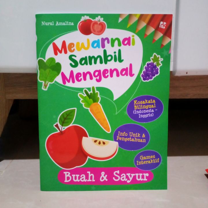 Buku Mewarnai Sambil Mengenal Buah & Sayur | Lazada Indonesia