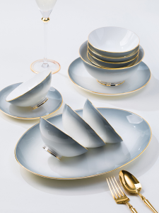 JINGDITAOCI | High-end Modern Minimalist Luxury Ceramic Tableware