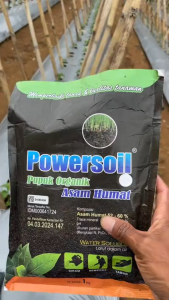 POWERSOIL Asam Humat 1KG Pupuk Organik Pembenah & Penyubur Tanah Premium