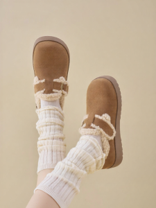 Josiny | Thick Sole Women Birkenstock Slip On Warm Boots