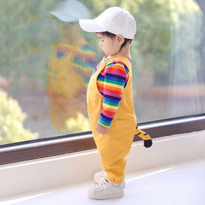 Cute Baby Tiger Outfit Autumn Spring Cotton Two-Piece Set Boys Girls Casual Style Comfortable Breathable Soft Cotton Clothes