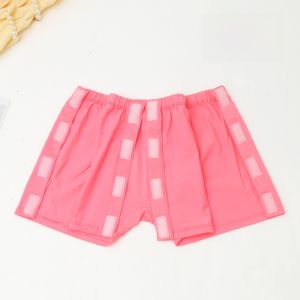 Easy to Wear And Remove Cotton Underwear for Surgery Patients Bedridden Elderly Care Products Pure Cotton Buckle Style Boxer Shorts