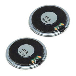 3Pcs Round Internal Magnet Speaker Loudspeaker DIY Magnetic Speaker 2W 8 Ohm 40mm Diameter Round Shape Replacement Loudspeaker