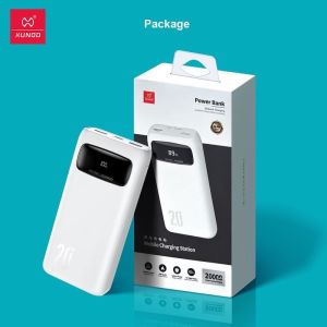 XUNDD XDCH-051 30000MAH 22.5W TYPE C POWERBANK WITH CABLE / LED FLASH LIGHT