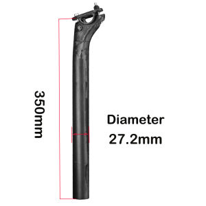 Elitaone Carbon Fiber Seatpost 27.2/30.9/31.6mm Matte Black Offset 20mm Lightweight Durable MTB Road Bike Seat Post Bicycle Part